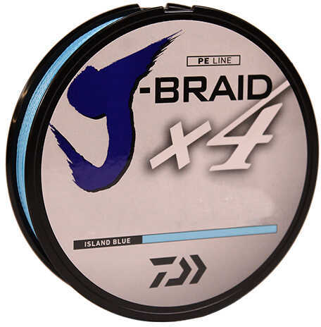 Daiwa J-Braid X4 Island Blue Mono Dia.= 6Lb. Model: JB4U20-150I