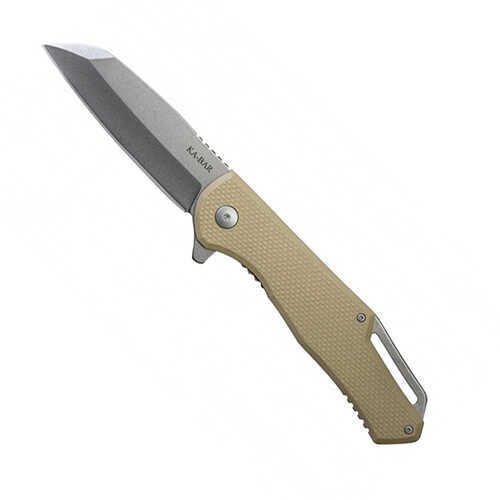 Ka-Bar 7508 Jarosz Wharncliffe Flipper 3.375" AUS-8A Stainless Steel Straight Point