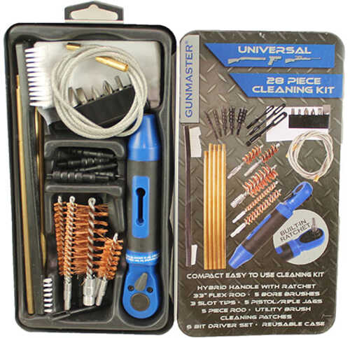 DAC GUNMASTER Univ Cleaning Kit W/Ratchet Handle 15Pcs.