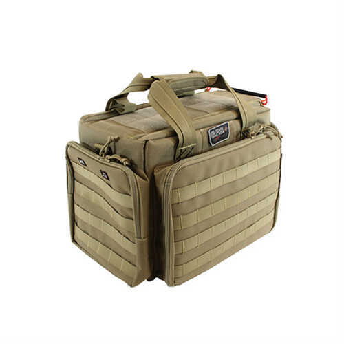 GPS Tactical Range Bag W/ Foam CRADLES For 5 Guns Tan