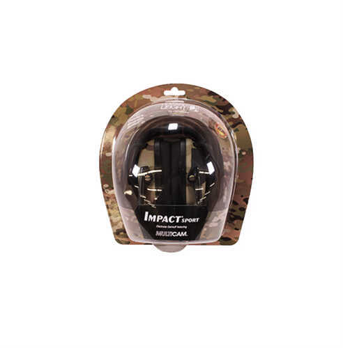 Howard Leight Impact Sport Electronic Earmuff Folding MultiCam R-02526