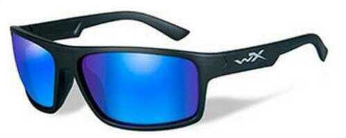 Wiley X Polarized Sunglasses Peak Blue Mirrow/ Matte Black Model: ACP EA09