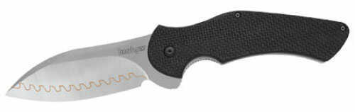 Kershaw Drop Point Composite Blade Knife With Black Handle Md: 1725Cb