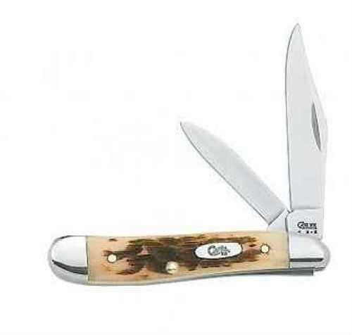 Case 6220 SS Amber Peanut Knife