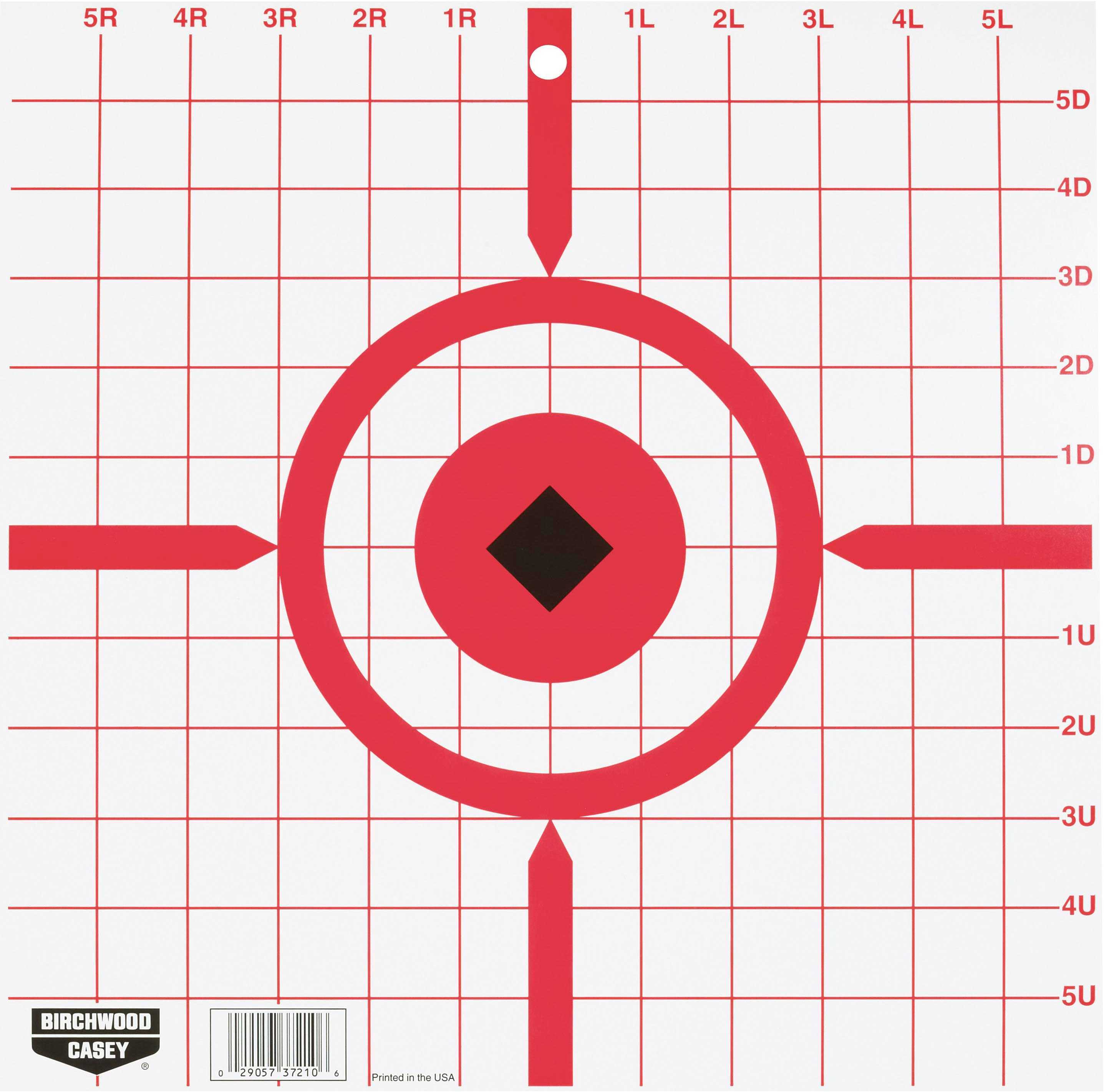 B/C Target Rigid Paper 12" Crosshair Sight-In 10 Targets