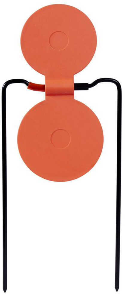 Allen Ez-Aim Holey Spinner Target Orange 2 Circles