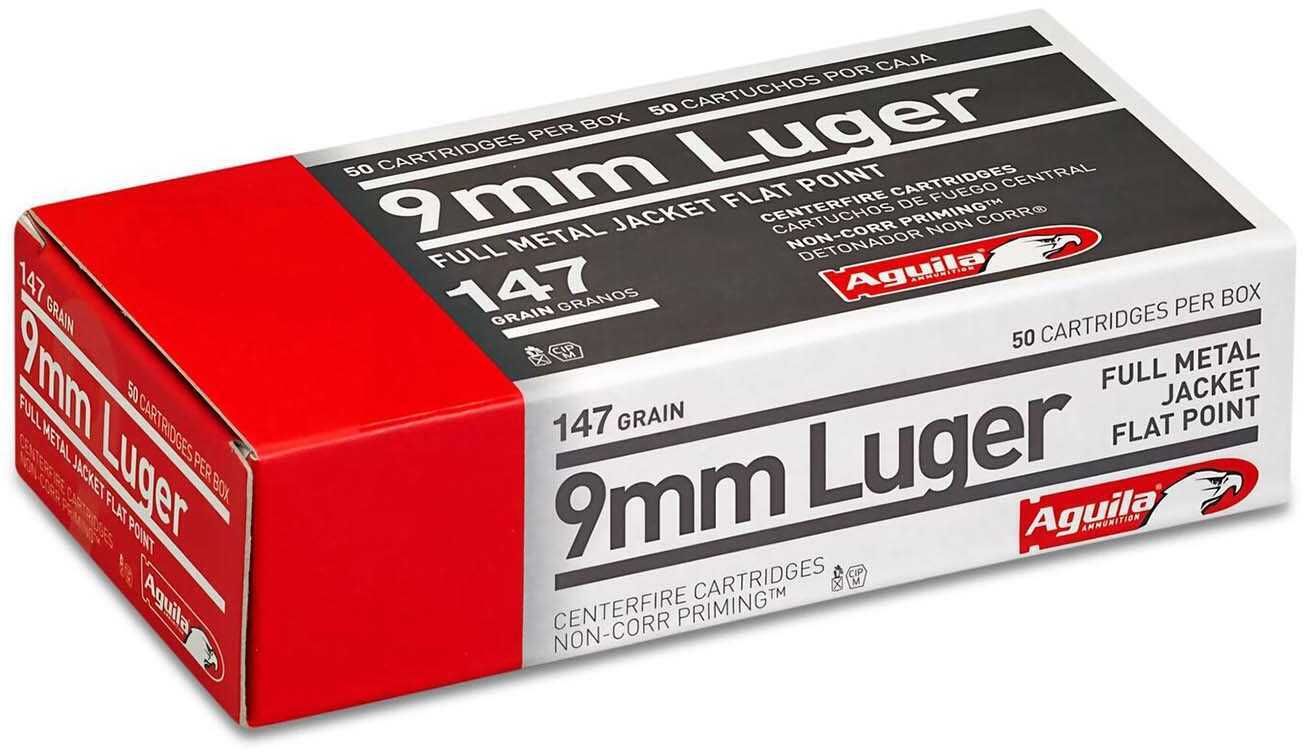 9mm Luger 147 Grain 50 Rds Aguila Ammo-img-1