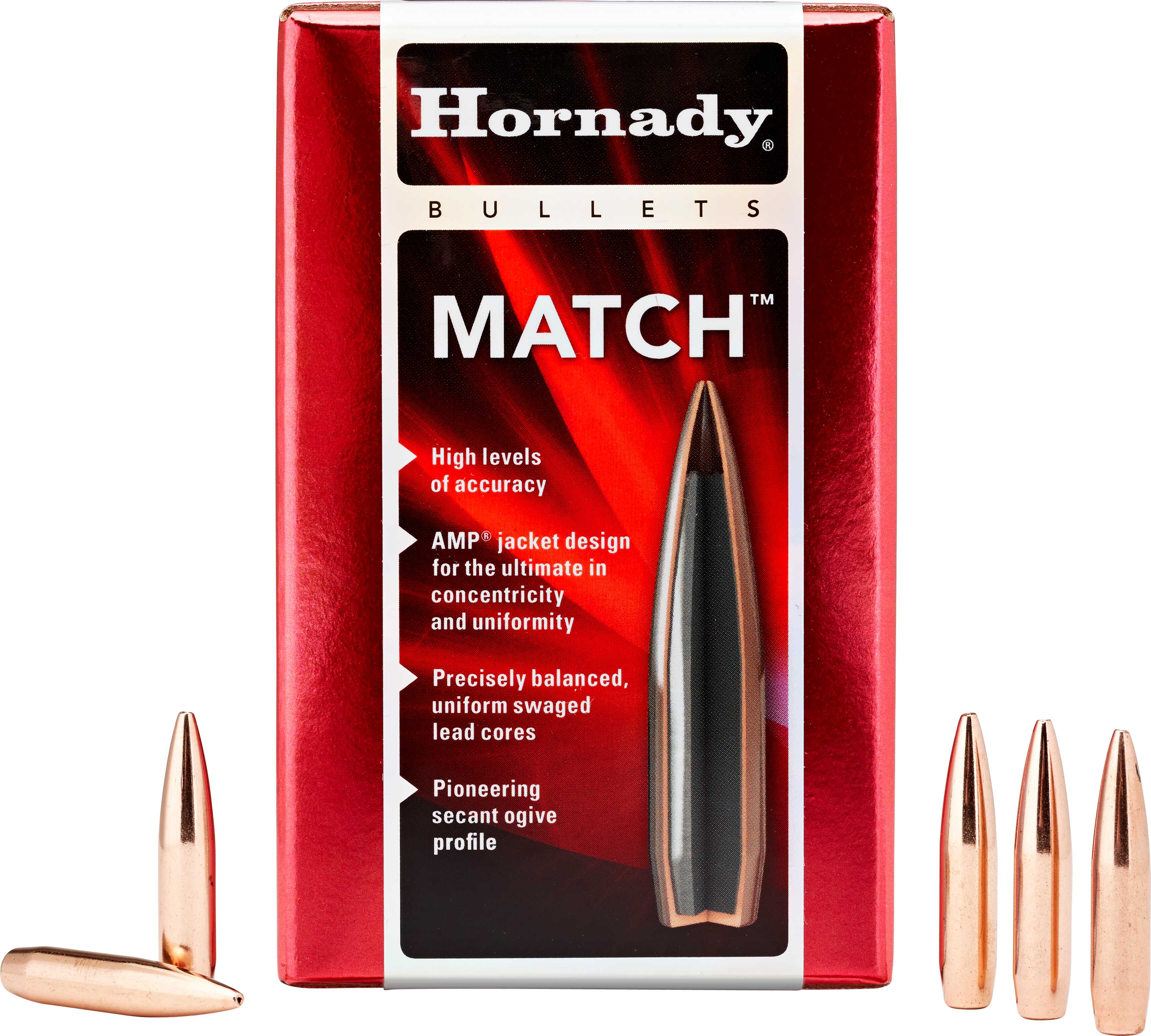 Hornady 6mm .243 Diameter Match 105 Grain Boat Tail Hollow Point 100 Count