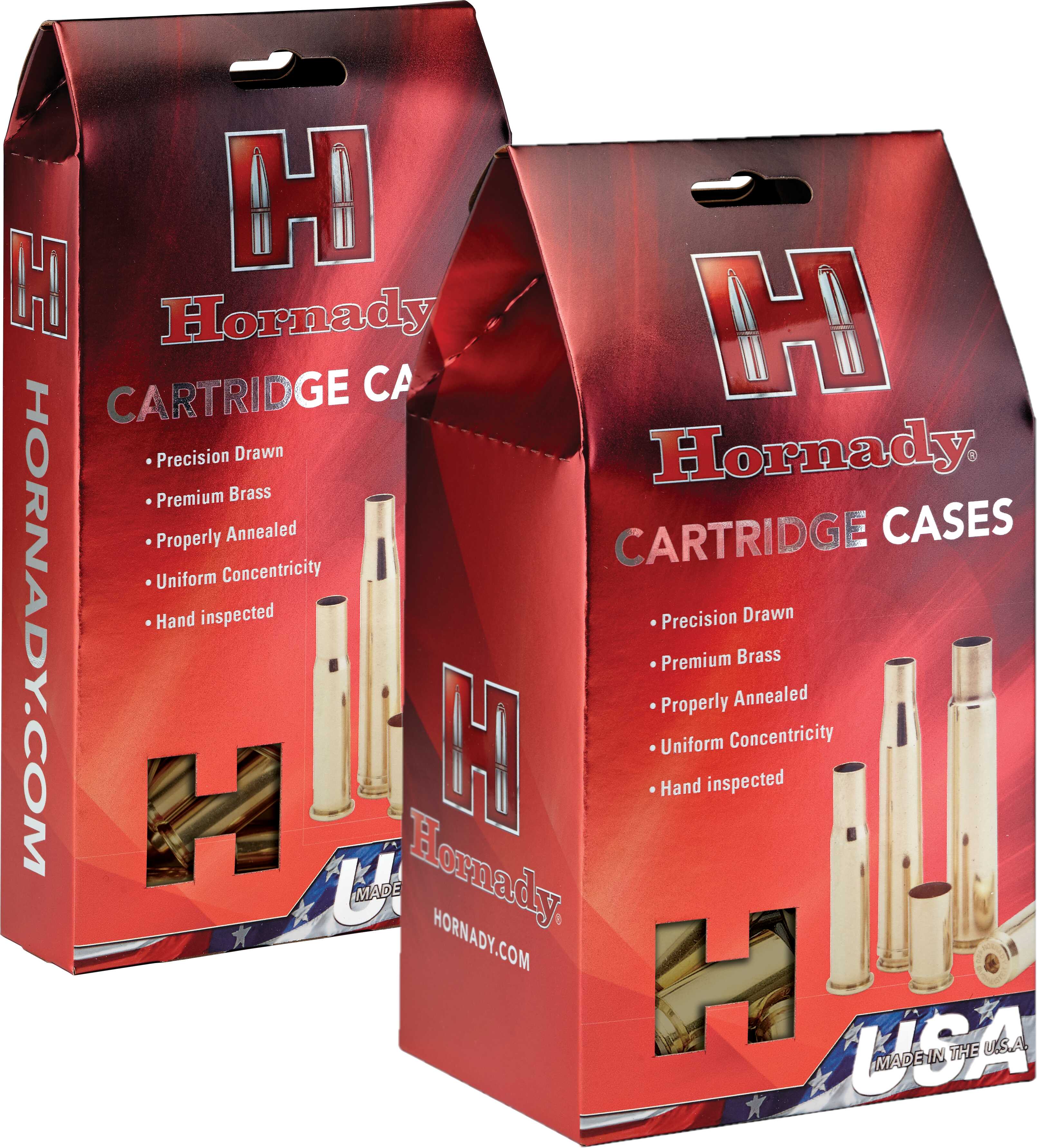 Hornady Unprimed Brass Rifle Cartridge Cases .22 Creedmoor 50/Rd