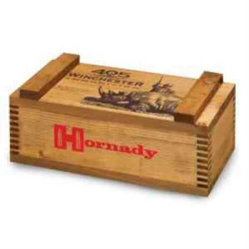 Hornady Ammunition Box With Burned In Winchester 405 Teddy R00sevelt Illustration On The Hinged Lid Md: 9905