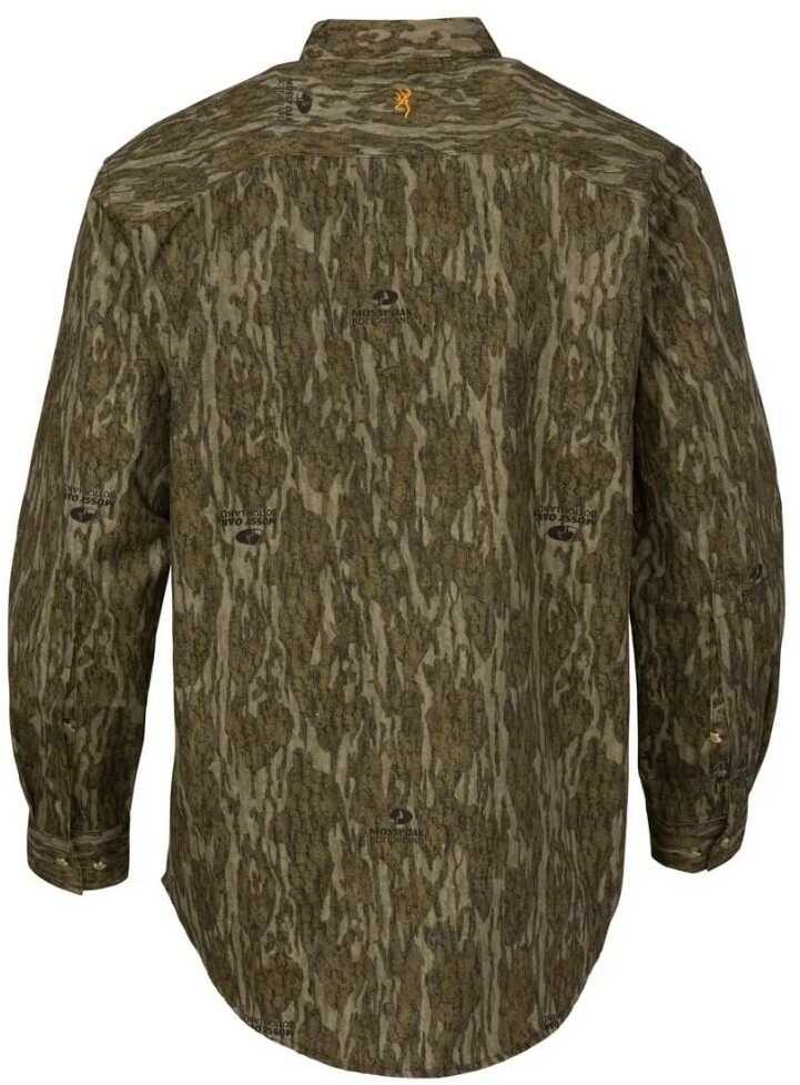 Browning Wasatch-Cb Shirt Button-Front 2 Pocket Mossy Bottomland M