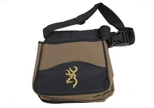 BRN HIDALGO ADJ SHELL POUCH BLK/TAN