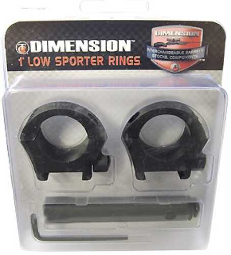 Thompson Center Arms 500270000 Dimension Standard 1" Low Diameter Black