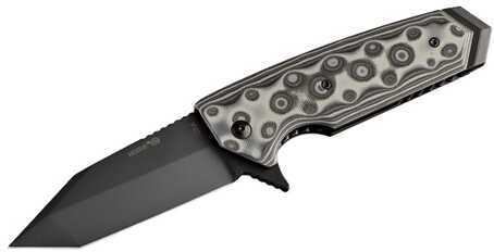 Hogue EX02 3.375in Folder Tanto Flipper Blk Finish G10 Blk