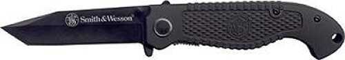 Smith & Wesson CKTACB Folder 3.5 in Black Blade Polymer Handle