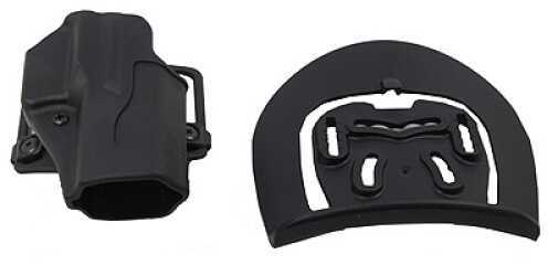 BLACKHAWK! Sportster Belt Holster With Loop and Paddle Attachment Fits Glock 19/23 Right Hand Carbon Fiber Finish