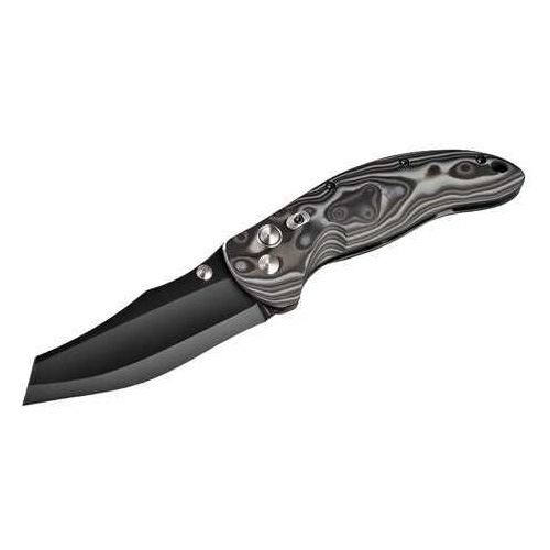 Hogue EX-04 4" Folding Knife Wharncliffe Black Blade G10 Frame G-Mascus Black/Gray