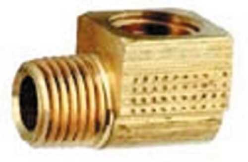 Attwood Fuel Brass Elbow 90-Deg 1/4 Male X 1/4 Female Md#: 8887-6