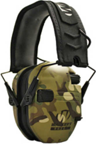 Walker Game Ear Razor Slim Electronic Muff MLT Camo Tan