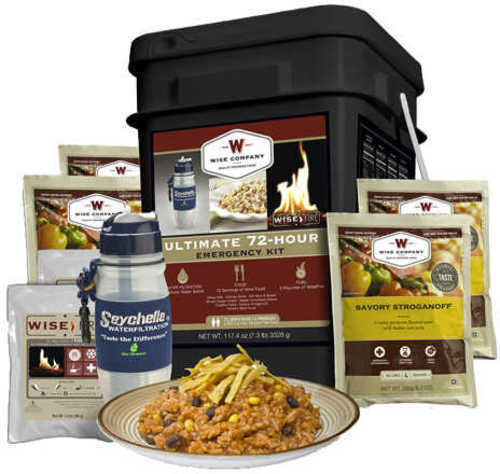 Wise Company 72 Servings Bucket Grab & Go 72HR ULTIMATE KIT 05-715 Long Term Food