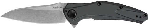 Kershaw 7777 Bareknuckle Folder 3.5" Knife 14C28N Sandvik Stainless Steel 6061-T6 Anodized Aluminum Gray