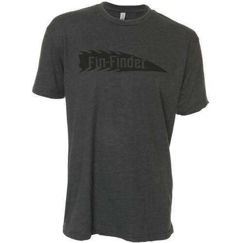 Fin Finder The Barb Tee Charcoal Small Model: 