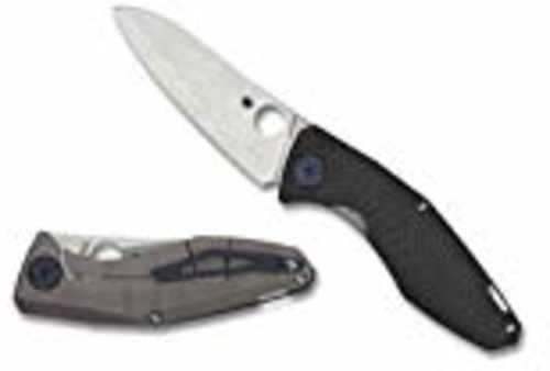 Spyderco Drunken Folder 3.5 in Plain Carbon Fiber/Titanium