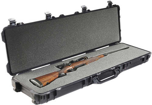 Pelican 1750 Protector Long Case with Scoped Gun Foam Cut Out (Black)