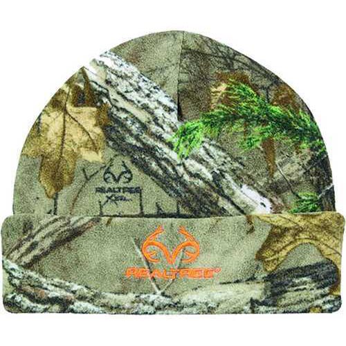 Outdoor Cap Reversible Fleece Watch Cap Realtree Edge/Blaze Model: TRT08FL-R7000