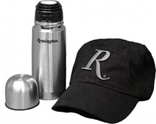 Remington Black Ball Cap And Thermos Combo Set Boxed