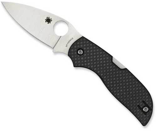 Spyderco Chaparral Folder 2.8 in Plain Brass-Acrylic Handle