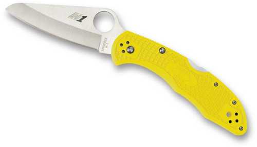 Spyderco Salt 2 Folder 3.0 in Plain Yellow FRN Handle