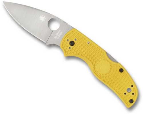 Spyderco Native 5 Folder 3.0 in Plain Yellow FRN Handle