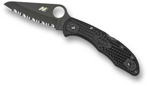 Spyderco Salt 2 Folder 3.0 in Black Serrated FRN Handle