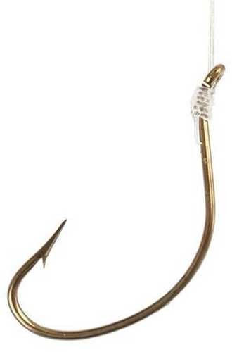 Eagle Claw Snelled Hook Bronze Khale 12 Per Carton Model: 147H-1/0