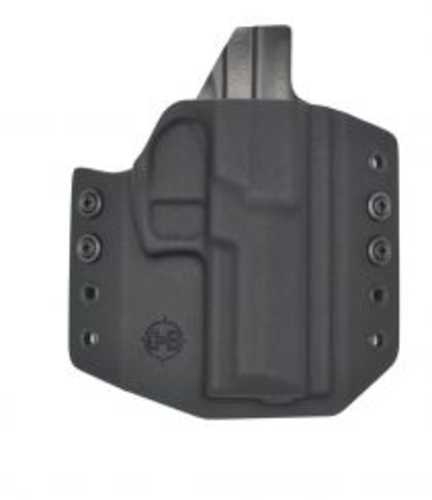 C&G Holsters 0354100 Covert OWB Black Kydex Belt Loop Fits Sig 1911 Rail 5"