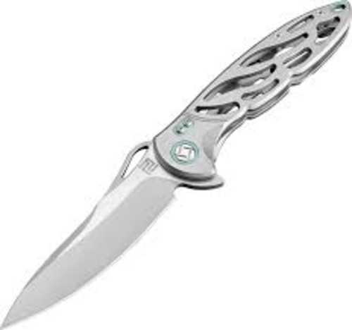 Artisan Hoverwing Folder 3.94 M390 Blade Gray Titanium