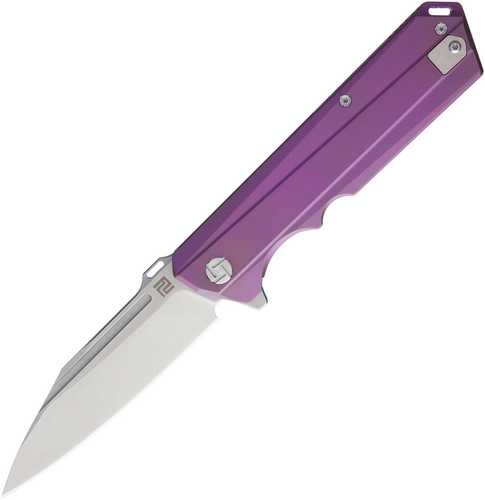 Artisan Littoral Folder 3.54 in Rose Titanium Handle S35VN