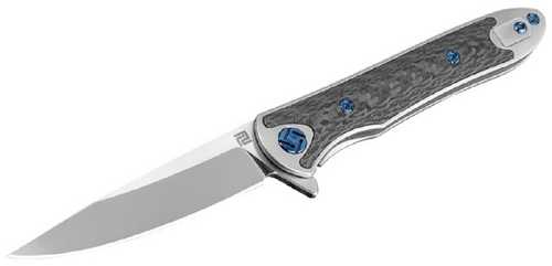 Artisan Shark Folder 3.15 in. Gray Titanium Handle S35VN