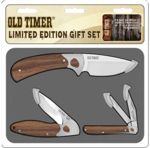 Old Timer Knife Limited Edition Gift Set With 3 Knives & Tin Promo Q4