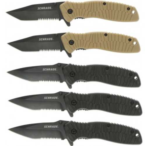 SCHRADE Knife 5 Knives With Different Blades & Individual Boxes Promo Q4