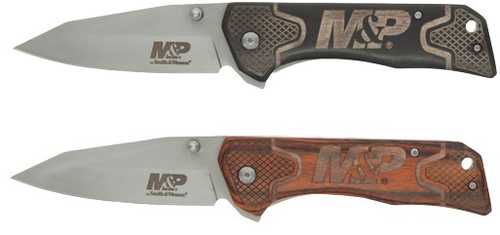 Smith & Wesson Knife M&P 2-Pack 3.5" Blade With Pakka Wood Handles Promo Q4