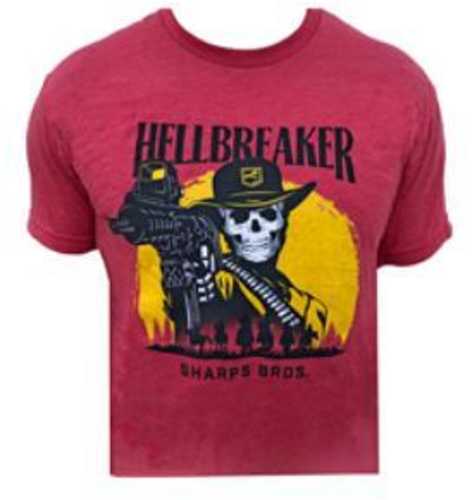 Sharps Bros. Hellbreaker Short Sleeve Shirt Large Red Sbts04-l