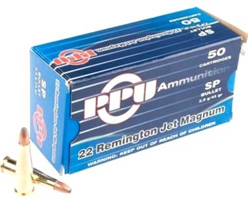 22 Rem Jet 45 Grain Soft Point 50 Rounds Prvi Partizan Ammunition Remington