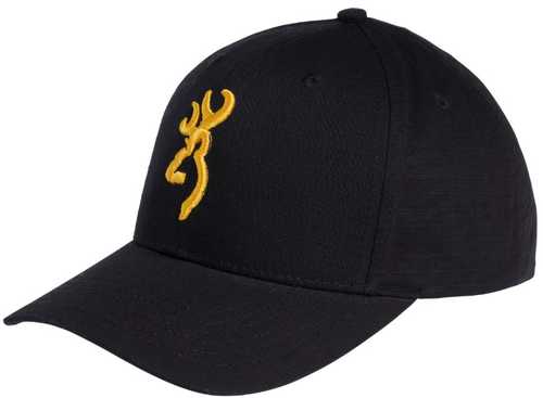 BROWNING CAP BLACK & GOLD BLACK