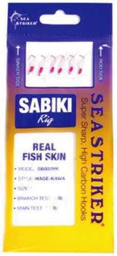 Sea Striker Deluxe Sabiki Rig Hage-Kawa Red Bead Size 6(Size 12)