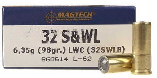 32 S&W Long 98 Grain 50 Rds MAGTECH Ammo - Pistol Ammunition at ...