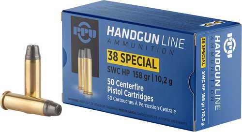 38 Special 150 Grain SWC HP 50 Rounds Prvi Partizan Ammunition