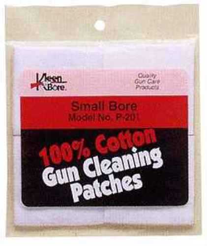 Kleen-Bore Bore 38 Cal/410 Gauge Cotton Cleaning Patches 50 / 10 Pk Md: P203