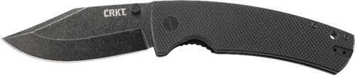 Columbia River 2795 Gulf 4.08" Clip Point Plain G10 Black Handle Folding Knife